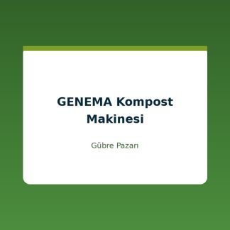 GENEMA-GKB50-KOMPOST MAKİNESİ