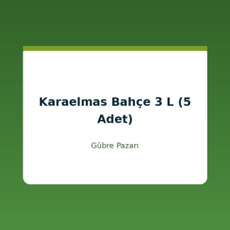 Karaelmas Bahçe - 3 L (5 Adet )