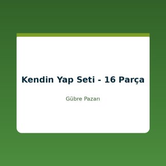 Kendin Yap Seti - 16 Parça